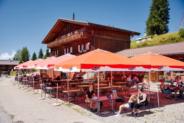 Sonnenterrasse Berggasthaus Marbachegg Marbach Beat Brechbuehl 1